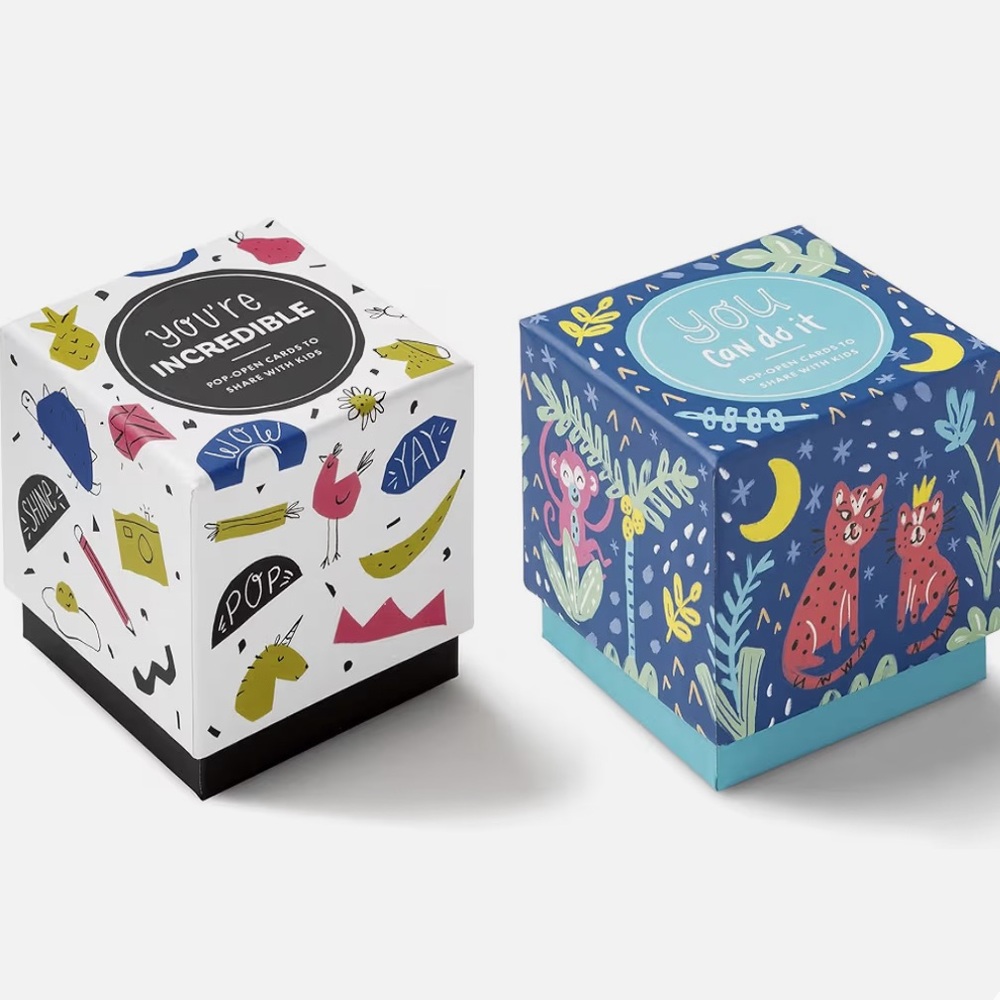 Choice of Boxes Motivational Pop-Up Notes for Kids - Box of 30 - NEW